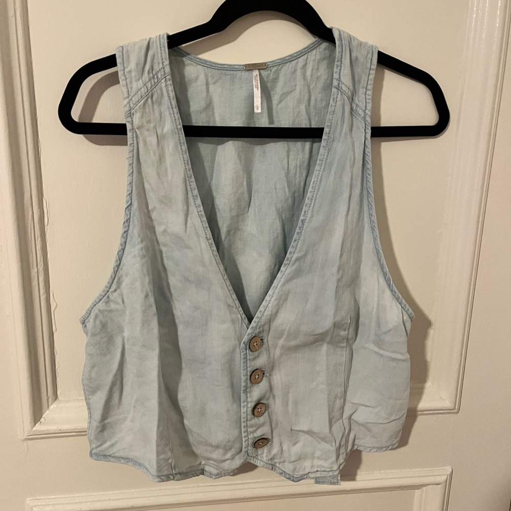 Free People Jean Vest